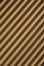 Diagonal brown striped pattern background, texture close up