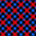 Diagonal checkered seamless pattern, Tartan Scottish background. Buffalo plaid background, Vector Illustration Royalty Free Stock Photo