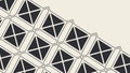 Diagonal crisscross geometric pattern, dynamic abstract background, vector design Generative AI Royalty Free Stock Photo