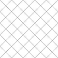 Diagonal cross line grid seamless pattern. Geometric diamond texture. Black diagonal line mesh on white background Royalty Free Stock Photo