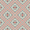 Diagonal dashed lines abstract background. Outline seamless pattern with geometric motif. Simple symmetric ornament.