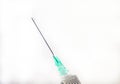 Diagonal Dripping Syringe Needle Royalty Free Stock Photo