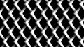 Diagonal geometric pattern with interlocking zigzag lines. Royalty Free Stock Photo