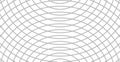 Diagonal grid lines background, voluminous repeatable texture, rows of slanted lines, effect of superimposing waves on each other Royalty Free Stock Photo