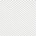 Diagonal grid pattern with a repeating geometric design resembling a net or mesh. Royalty Free Stock Photo