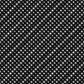 Diagonal halftone dots vector seamless pattern. Circles texture Royalty Free Stock Photo