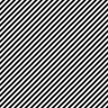 diagonal hatching pattern, black and white slanted lines - vector seamless repeatable texture Royalty Free Stock Photo