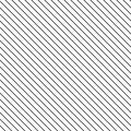 diagonal hatching pattern, black and white slanted lines - vector seamless repeatable texture Royalty Free Stock Photo