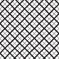 Diagonal lattice, check, square, plaid, net seamless pattern