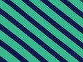 Diagonal blue stripes on a green background. Royalty Free Stock Photo