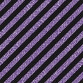 The Diagonal Lines Banner Purple Sequins Back.