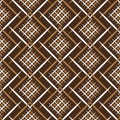 Diagonal lines gride seamless texture, vector fabric pattern background Royalty Free Stock Photo