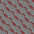 Diagonal Maze Vector Seamless Pattern Royalty Free Stock Photo