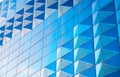 Diagonal modern blue wall texture background