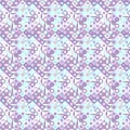 Diagonal mosaic pattern background - abstract colorful vector graphic Royalty Free Stock Photo