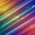 Diagonal, multicolored stripes fill the image, creating a dynamic and abstract pattern. Royalty Free Stock Photo