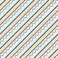 Diagonal oblique line pattern