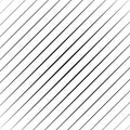 Diagonal, oblique lines, strips abstract, geometric pattern background. Slanting, slope lines halftone texture. Radial, radiating Royalty Free Stock Photo