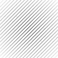 Diagonal, oblique lines, strips abstract, geometric pattern background. Slanting, slope lines halftone texture. Radial, radiating Royalty Free Stock Photo