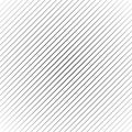 Diagonal, oblique lines, strips abstract, geometric pattern background. Slanting, slope lines halftone texture. Radial, radiating Royalty Free Stock Photo