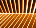 Diagonal orange light and shadow panels background