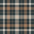 Diagonal pattern vector plaid, customizable background tartan texture. Perfect seamless fabric textile check in dark and orange