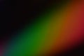 Diagonal rainbow beam glowing softly Royalty Free Stock Photo