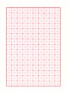 Diagonal Red Graph Paper