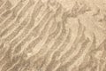 Diagonal rippled beach sand texture Royalty Free Stock Photo