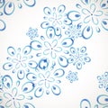 Diagonal seamless flower pattern