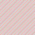 Diagonal seamless pattern, print. Pink, grey and white stripes. Textile, wallpaper, cover Royalty Free Stock Photo