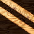 Diagonal shadows cast across the surface create a dynamic interplay of light Royalty Free Stock Photo