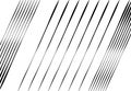 Diagonal, slant, skew and oblique lines vector pattern, background and texture