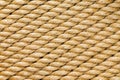 Diagonal strands of a new thick sisal rope