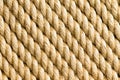 Diagonal strands of rope as background Royalty Free Stock Photo