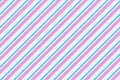 Diagonal stripe abstract background vector. Striped seamless pattern with blue and violet pastel colors Royalty Free Stock Photo