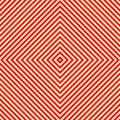 Diagonal striped red white seamless pattern. Abstract repeat straight lines texture background. Royalty Free Stock Photo