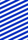 Diagonal Stripes blue white Royalty Free Stock Photo