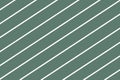 Diagonal Stripes Pattern with Green and White Lines for Background Royalty Free Stock Photo