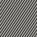 Diagonal stripes seamless pattern. Vector texture with parallel slanted lines.