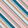 Diagonal stripes seamless pattern. Simple vector texture with oblique lines Royalty Free Stock Photo