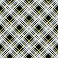 Diagonal tartan seamless contrast pattern