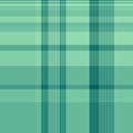 Diagonal textile background plaid, curve texture pattern check. Open fabric seamless tartan vector in teal and mint colors