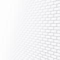 Diagonal white brick wall texture with a Royalty Free Stock Photo