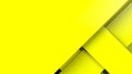 Diagonal yellow dynamic stripes on color background. Modern abstract 3d render background with lines and shadows Royalty Free Stock Photo