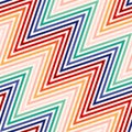 Diagonal zigzag vector seamless pattern. Gradient chevron stripes background Royalty Free Stock Photo