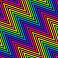 Diagonal zigzag vector seamless pattern. Gradient chevron stripes background Royalty Free Stock Photo
