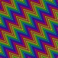 Diagonal zigzag vector seamless pattern. Gradient chevron stripes background Royalty Free Stock Photo