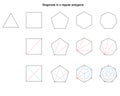 Diagonals in a regular polygons