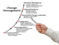 Diagram of Change Management Royalty Free Stock Photo